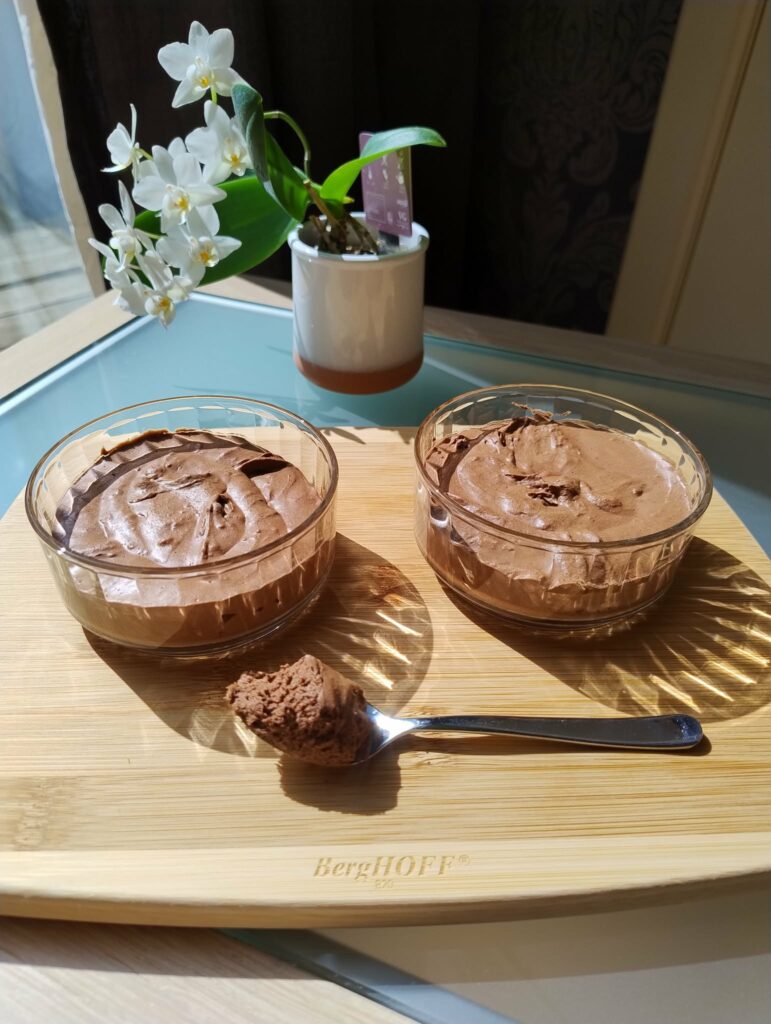 Pure chocolademousse zonder room