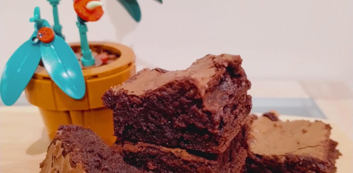 Brownies met pure chocolade