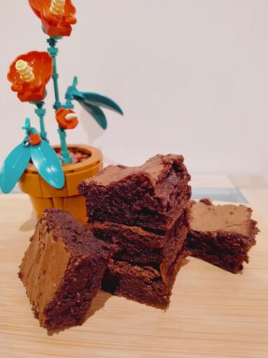 Brownies met pure chocolade