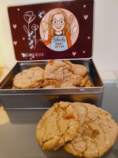 salted caramel koekjes met browned butter