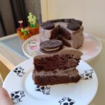 No bake peren gember cheesecake bars